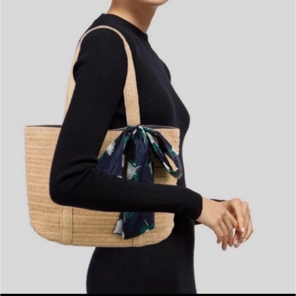Draper James The Everyday Straw bag & Scarf - Picture 6 of 16